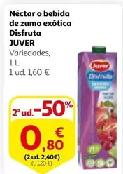 Oferta de Juver - Néctar O Bebida De Zumo Exotica Disfruta por 1,6€ en Alcampo