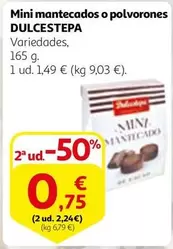 Oferta de Dulcestepa - Mini Mantecados O Polvorones por 1,49€ en Alcampo