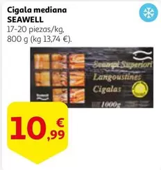 Oferta de Cigala Mediana por 10,99€ en Alcampo