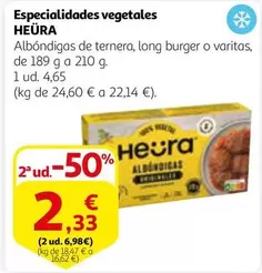 Oferta de Heura - Especialidades Vegetales por 4,65€ en Alcampo