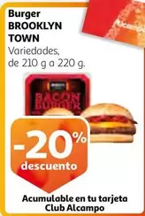 Oferta de Brooklyn Town - Burger en Alcampo