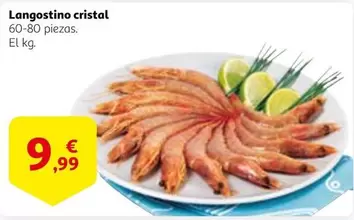 Oferta de Cristal - Langostino por 9,99€ en Alcampo