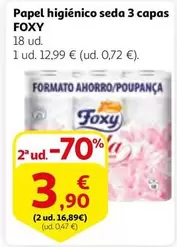 Oferta de Seda - Papel Higiénico  3 Capas por 12,99€ en Alcampo