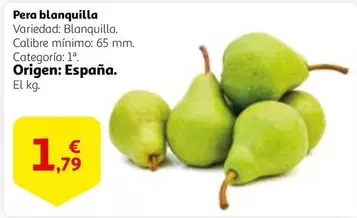 Oferta de Blanquilla - Pera Blanquilla por 1,79€ en Alcampo