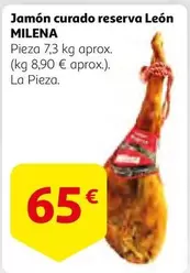 Oferta de Jamon Curado Reserva Leon por 65€ en Alcampo