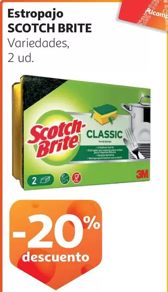 Oferta de Scotch-Brite - Estropajo en Alcampo