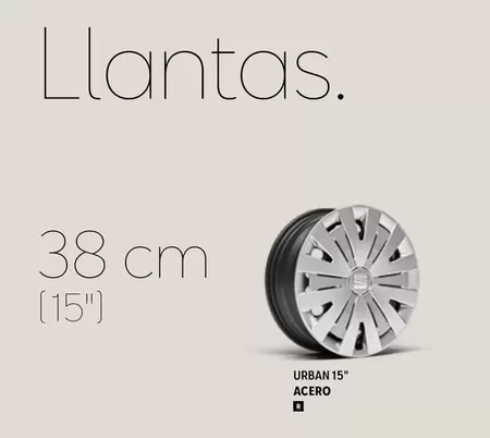 Oferta de Llantox 38cm en SEAT