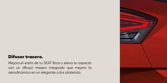 Oferta de Difusor Trasero en SEAT