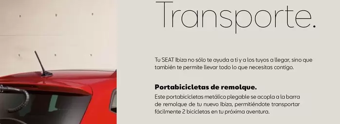 Oferta de Transporte en SEAT