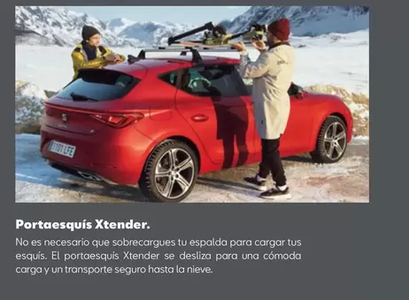 Oferta de Nieve - Portaesquis Xtender en SEAT