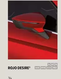 Oferta de Rojo Desire3 en SEAT