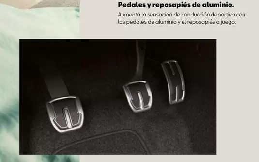 Oferta de Pedales Y Reposapiés De Aluminio en SEAT