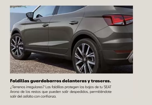 Oferta de Faldillas Guardabarros Delanteras Y Traseras. en SEAT