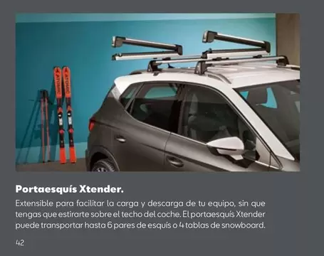 Oferta de Portaesquis Xtender en SEAT