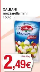 Oferta de Galbani - Mozzarella Mini por 2,49€ en Keisy