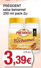 Oferta de Président - Salsa Beixamel por 3,39€ en Keisy