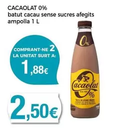 Oferta de Cacaolat - por 2,5€ en Keisy