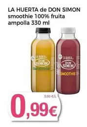 Oferta de Simon - De Son Smoothie 100% Fruita Ampolla por 0,99€ en Keisy