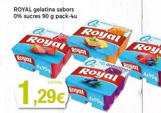 Oferta de Royal - Gelatina por 1,29€ en Keisy