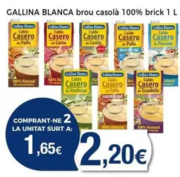 Oferta de Gallina Blanca - Brou Casolà por 2,2€ en Keisy