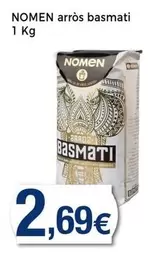 Oferta de Nomen - Arròs Basmati por 2,69€ en Keisy