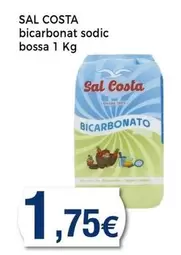 Oferta de Costa - Sal  Bicarbonat Sodic por 1,75€ en Keisy