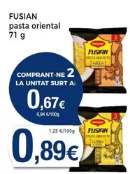 Oferta de Pasta Oriental por 0,89€ en Keisy