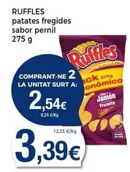 Oferta de Ruffles - Patates Fregides Sabor Pernil por 3,39€ en Keisy