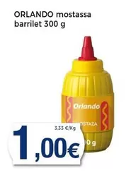 Oferta de Orlando - Mostassa Barrilet por 1€ en Keisy