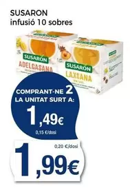 Oferta de Susarón - Infuso 10 Sobres por 1,99€ en Keisy