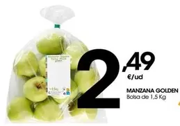 Oferta de Manzana Golden por 2,49€ en Eroski