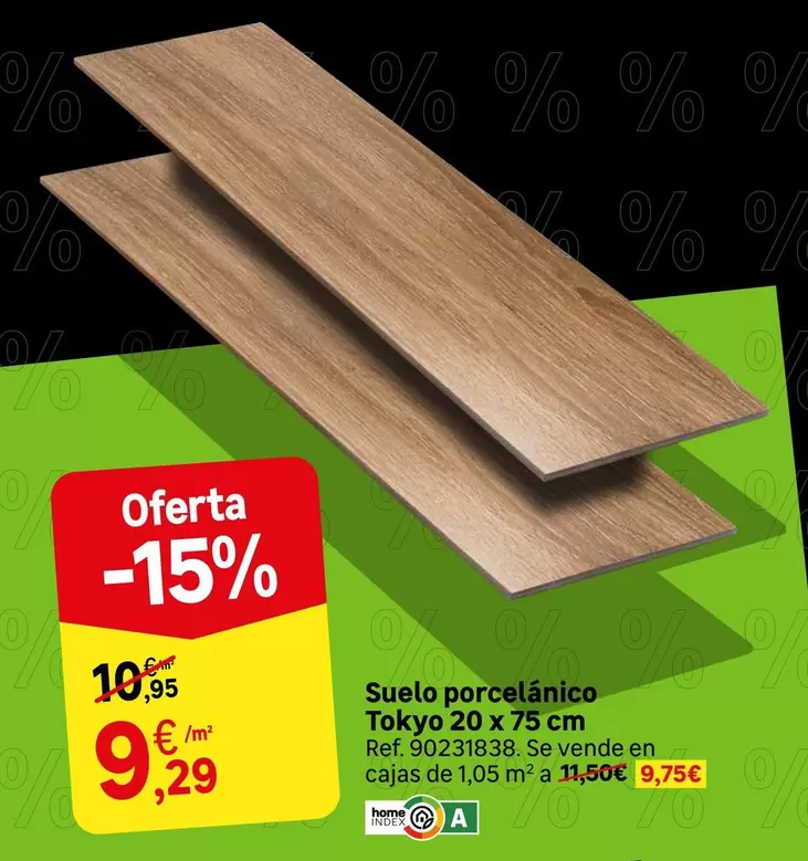 Oferta de Suelo Porcelanico por 9,29€ en Leroy Merlin