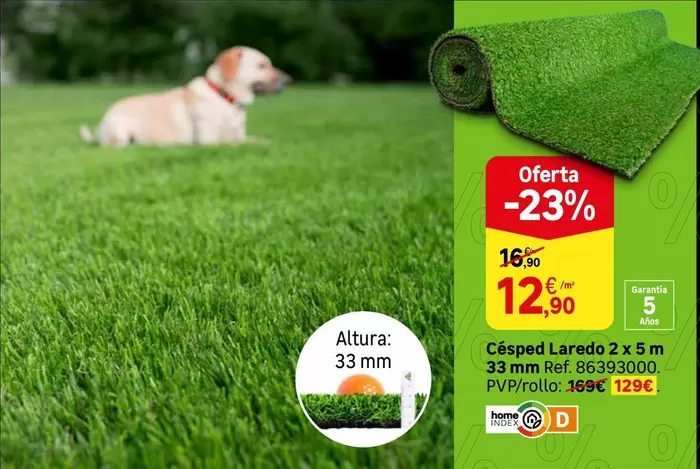 Oferta de Cèsped Laredo por 12,9€ en Leroy Merlin