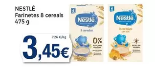 Oferta de Nestlé - Farinetes 8 Cereals por 3,45€ en Supermercats Jespac