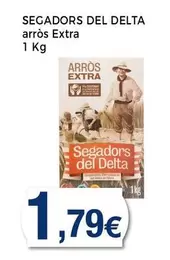 Oferta de Segadors - Arros Extra por 1,79€ en Supermercats Jespac