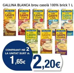 Oferta de Gallina Blanca - Brou Casolà por 2,2€ en Supermercats Jespac