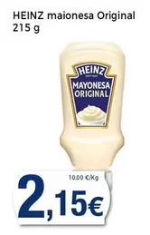 Oferta de Heinz - Maionesea Original por 2,15€ en Supermercats Jespac