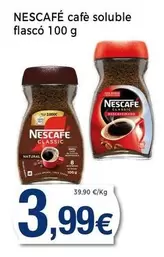 Oferta de Nescafé - Cafe Soluble Flasco por 3,99€ en Supermercats Jespac