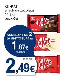 Oferta de Nestlé - Snack De Xocolata por 2,49€ en Supermercats Jespac