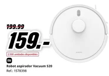 Oferta de Robot Aspirador Vacuum S20 por 159€ en MediaMarkt