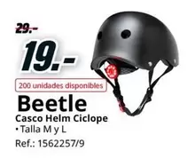 Oferta de My - Beetle Casco Helm Ciclope por 19€ en MediaMarkt