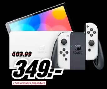 Oferta de Switch por 349€ en MediaMarkt