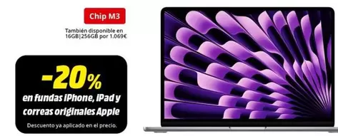 Oferta de Apple - Chip M3 en MediaMarkt