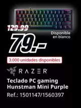 Oferta de Teclado Pc Gaming Muni Purple por 79€ en MediaMarkt