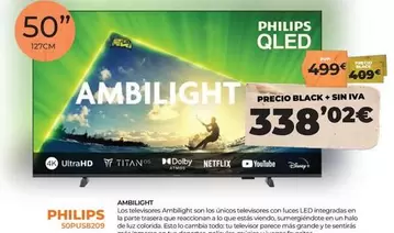 Oferta de Philips - Ambilight por 338,02€ en Pascual Martí