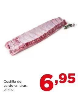 Oferta de Costilla De Cerdo En Tiras por 6,95€ en Alimerka