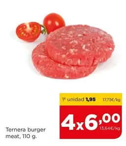 Oferta de Ternera Burger Meat por 1,95€ en Alimerka