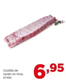 Oferta de Costilla De Cerdo En Tiras por 6,95€ en Alimerka