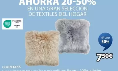 Oferta de TEX - Cojin Taks por 75€ en JYSK