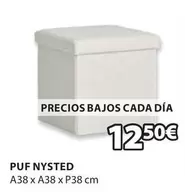 Oferta de Puf Nysted por 12,5€ en JYSK